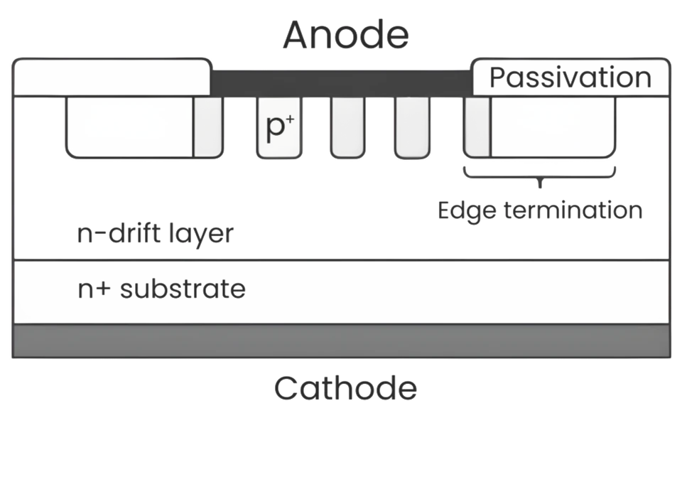 JBS diode structure diagram